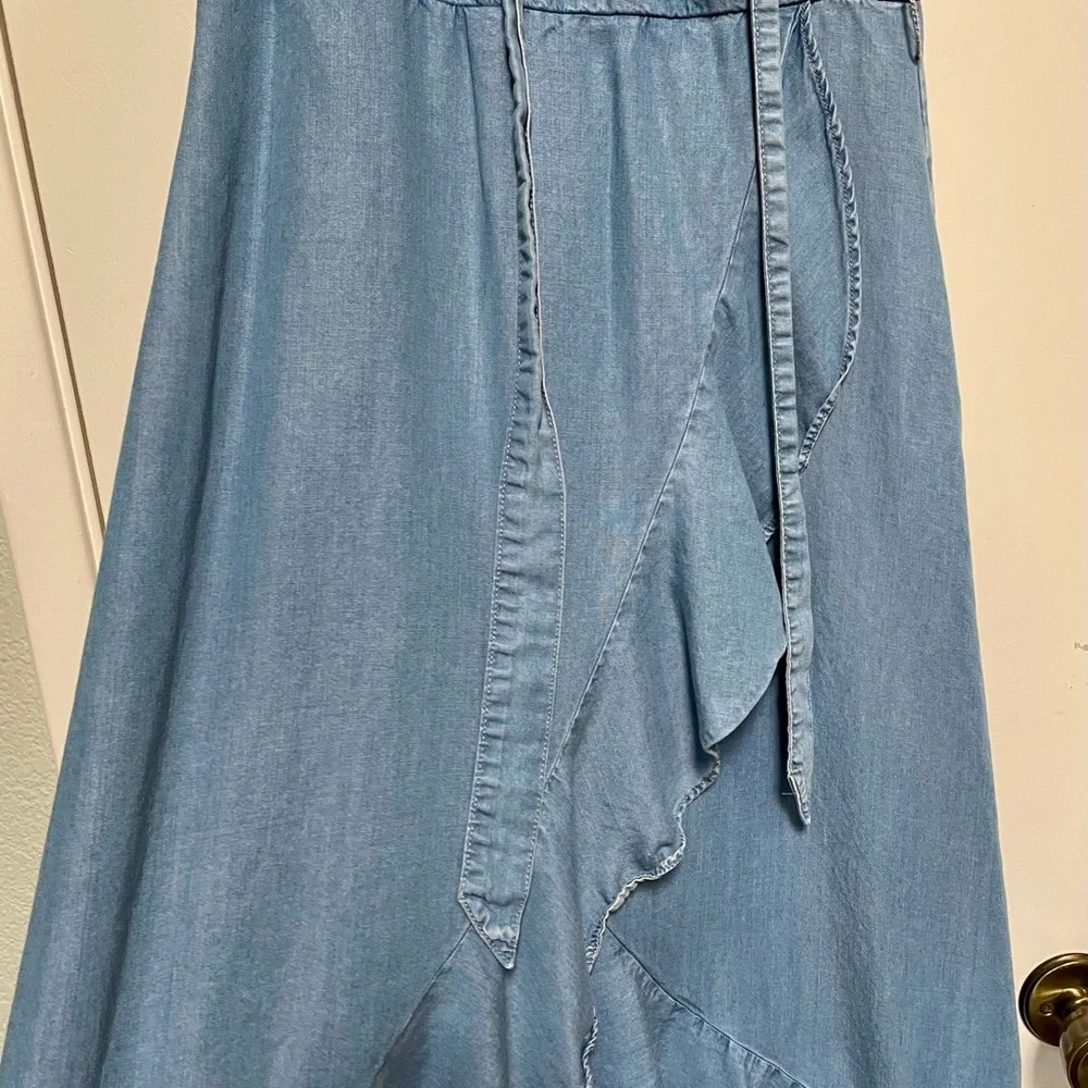 Denim high-low hem dress - Picture 5 of 8